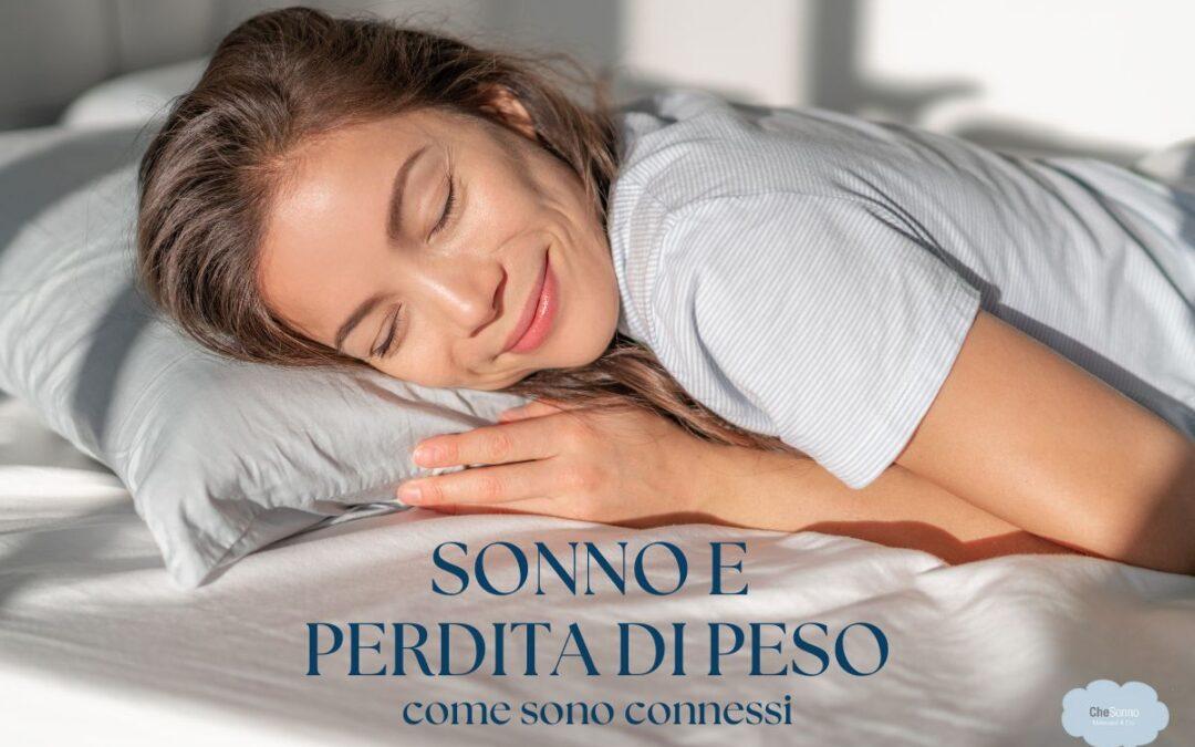 sonno e perdita di peso